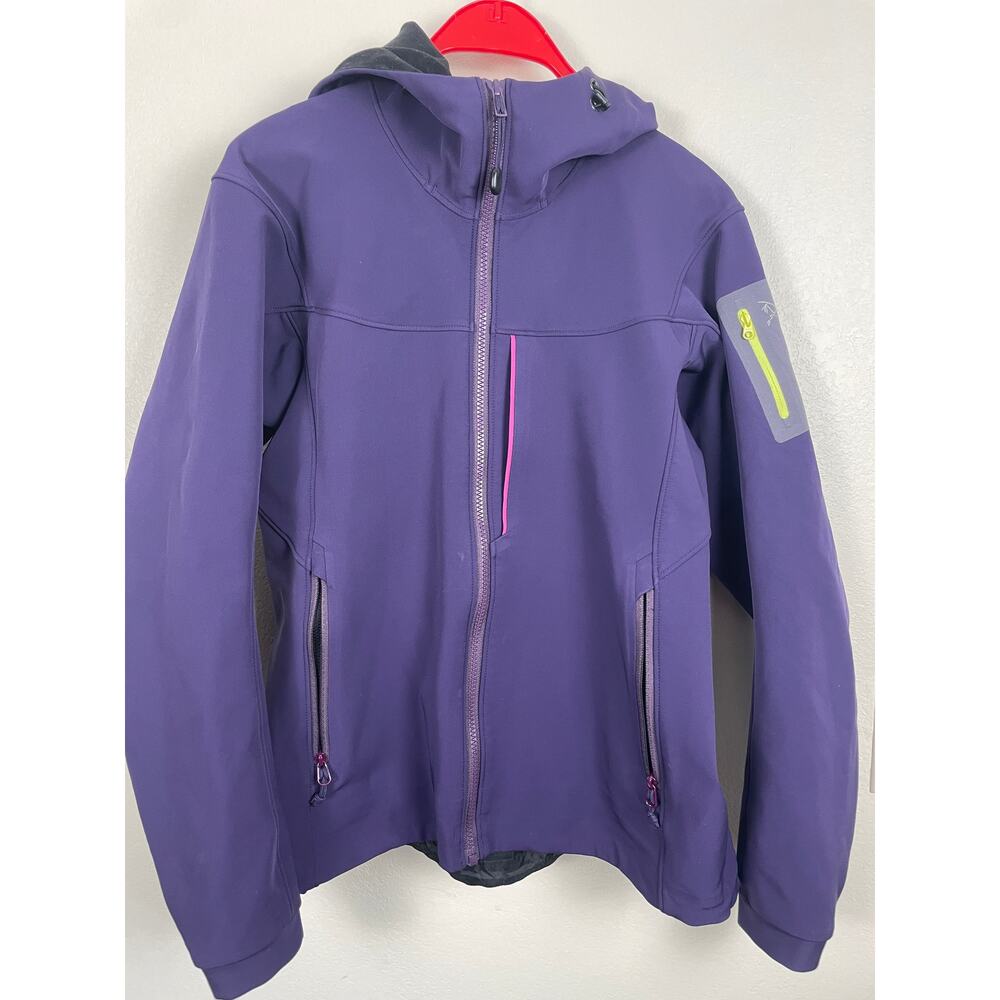 ARC'TERYX Vintage Women's Purple Softshell Jacket Gorpcore Hiking 00s sz M 8-10 - Picture 2 of 11